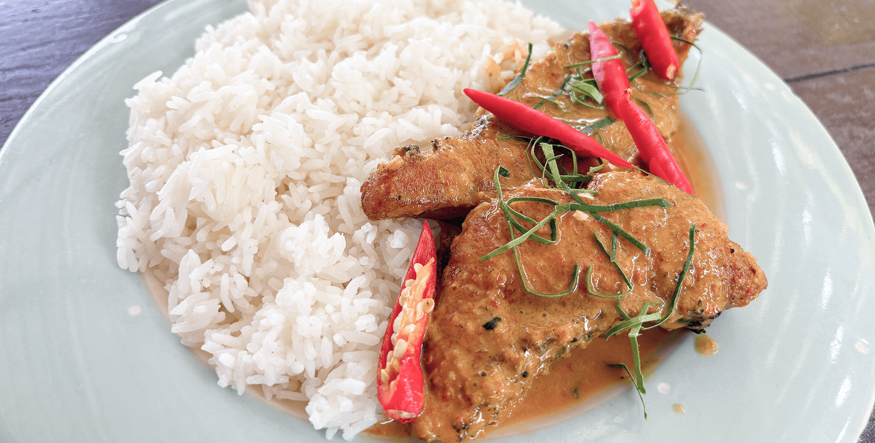 ข้าวฉู่ฉี่ปลากะพงขาว